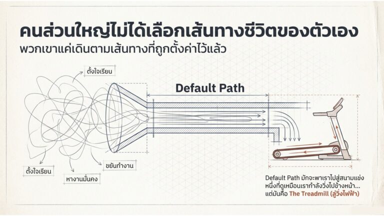 Read more about the article ทำงานหนักแต่ชีวิตอยู่ที่เดิม? ถอดรหัส “The Treadmill” กติกาชีวิตที่ยิ่งวิ่งยิ่งเหนื่อย