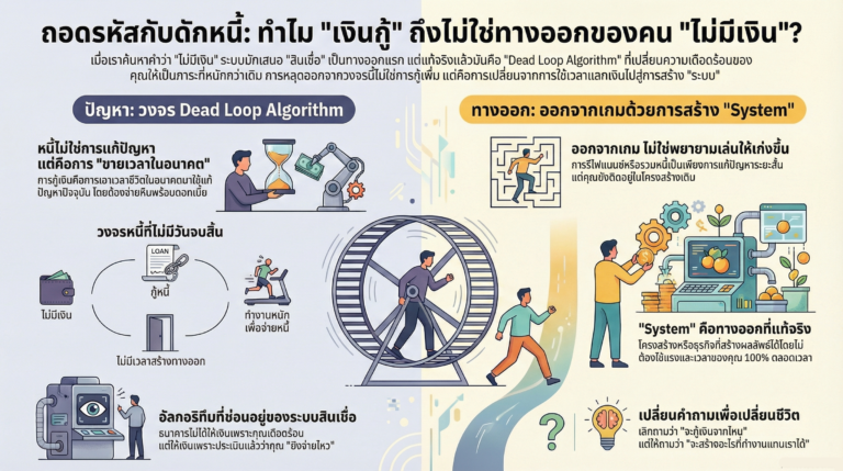 Read more about the article เสิร์ชคำว่า “ไม่มีเงิน” ทำไมเจอแต่ “สินเชื่อ”? ถอดรหัส Algorithm กับดักหนี้ที่ซ่อนอยู่